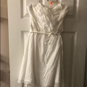 Express strapless A-line dress